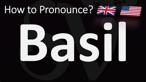 how to pronounce basile.